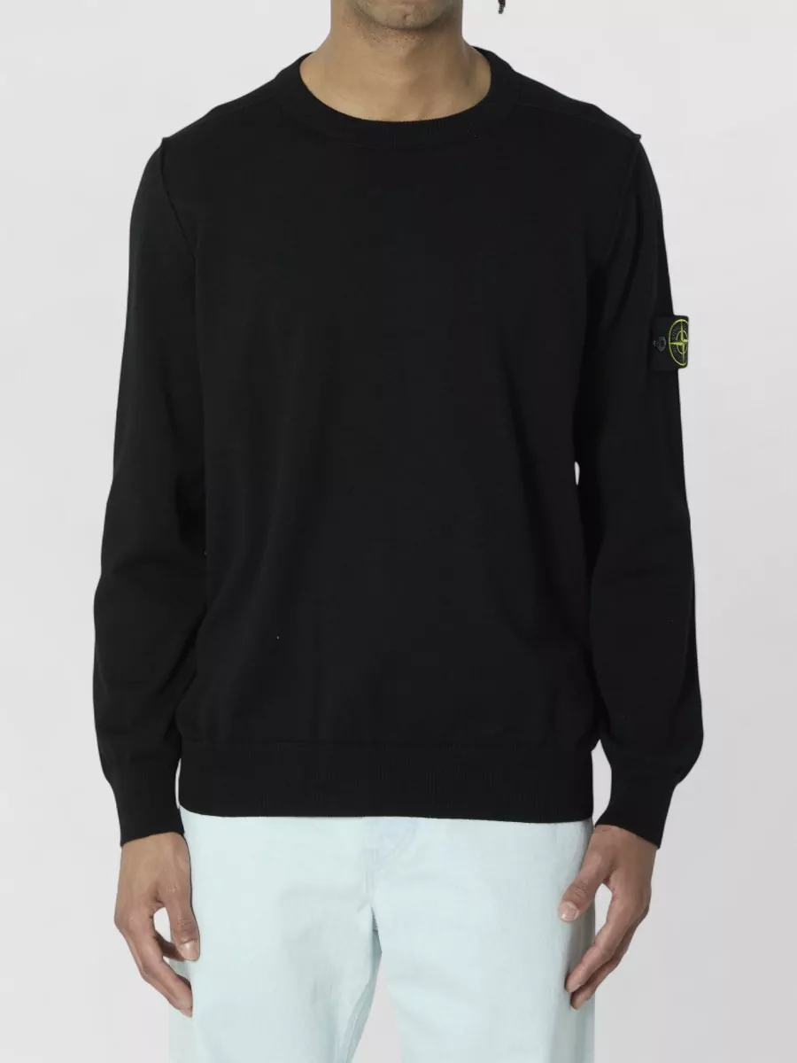 Stone Island Organic Cotton Regular-Fit Long-Sleeve Sweater