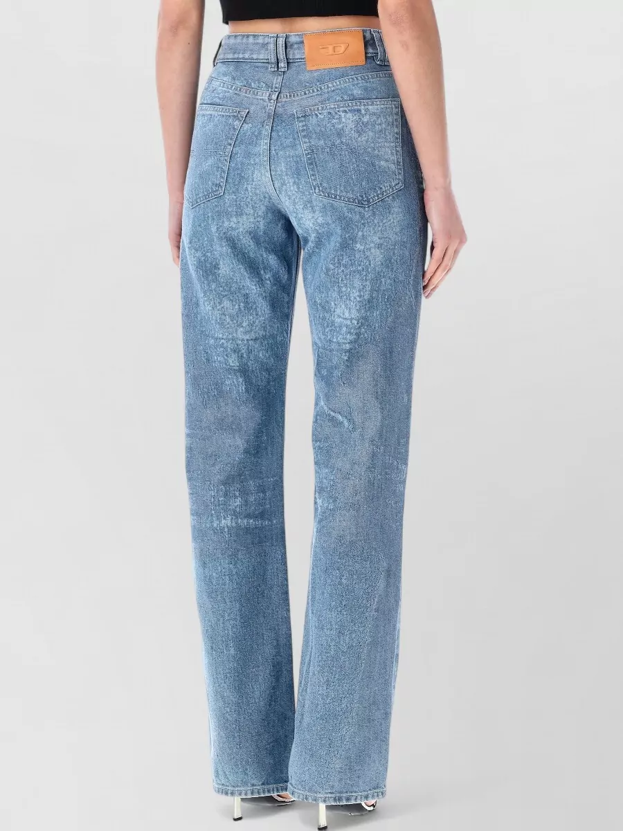 Diesel Denim Relaxed-Fit Straight-Leg Jeans