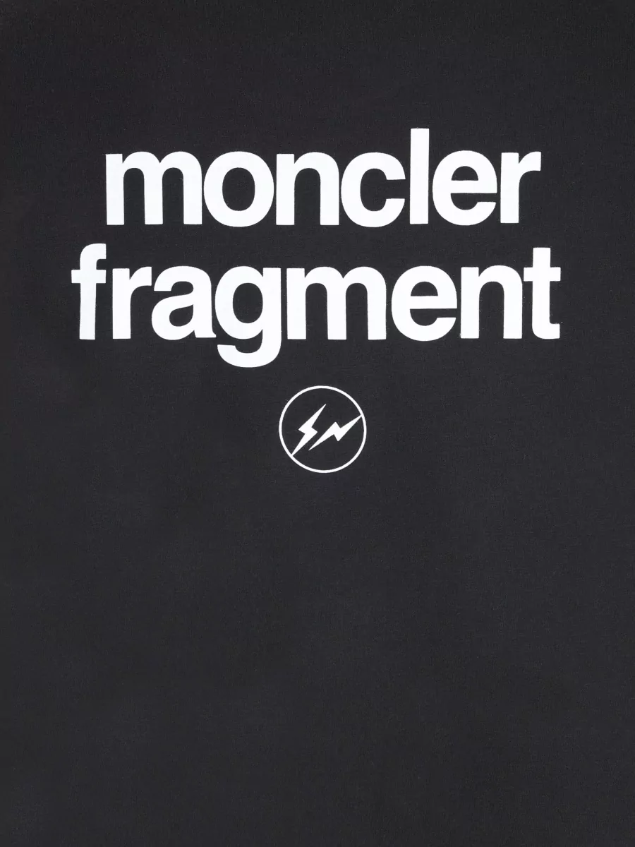 Moncler Logo Print Cotton Short Sleeve T-Shirt