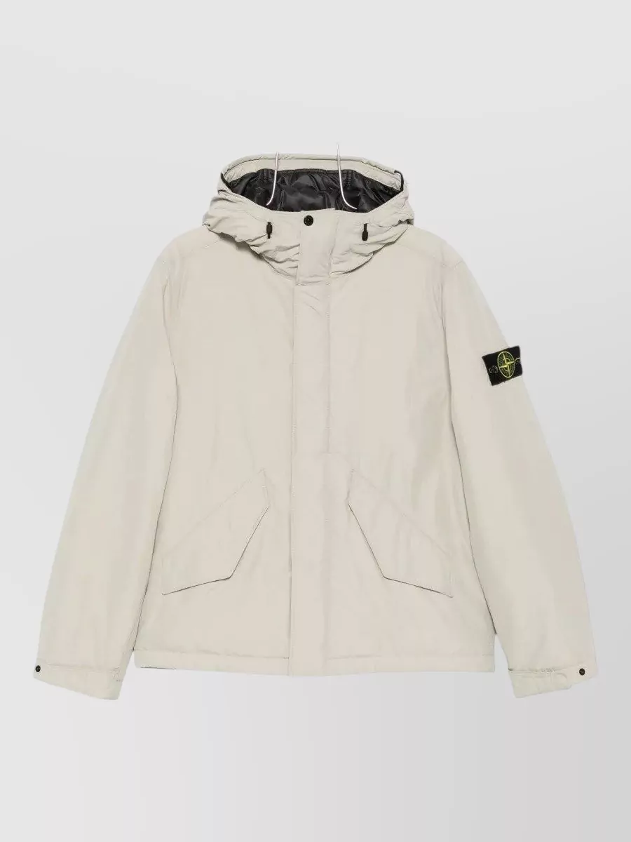 Stone Island hooded down padded coat