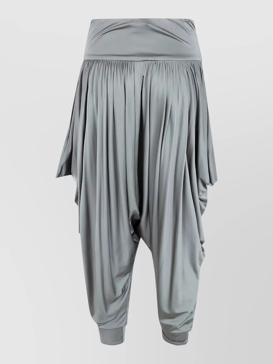 Balmain Pleated Cropped Trousers