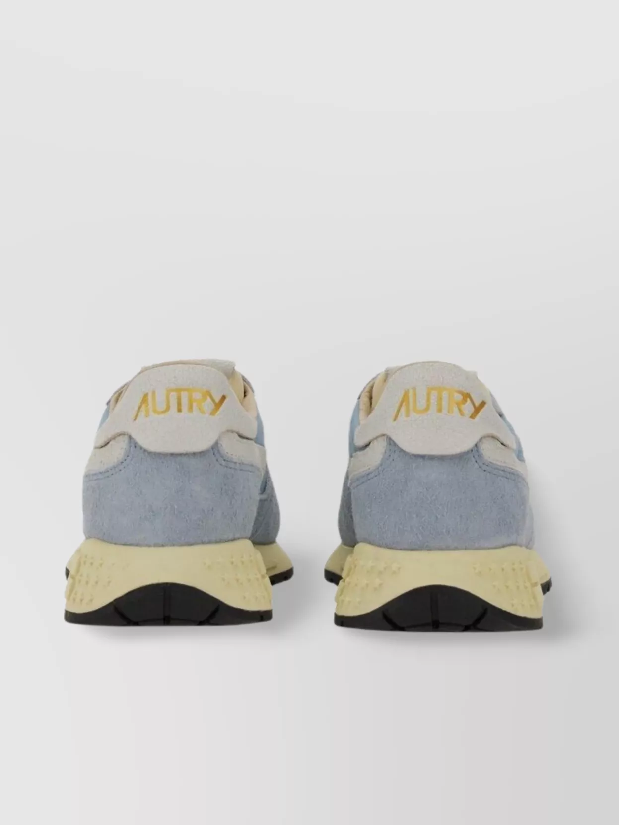 Autry Perforated Toe Suede Panels Rubber Sole Sneaker