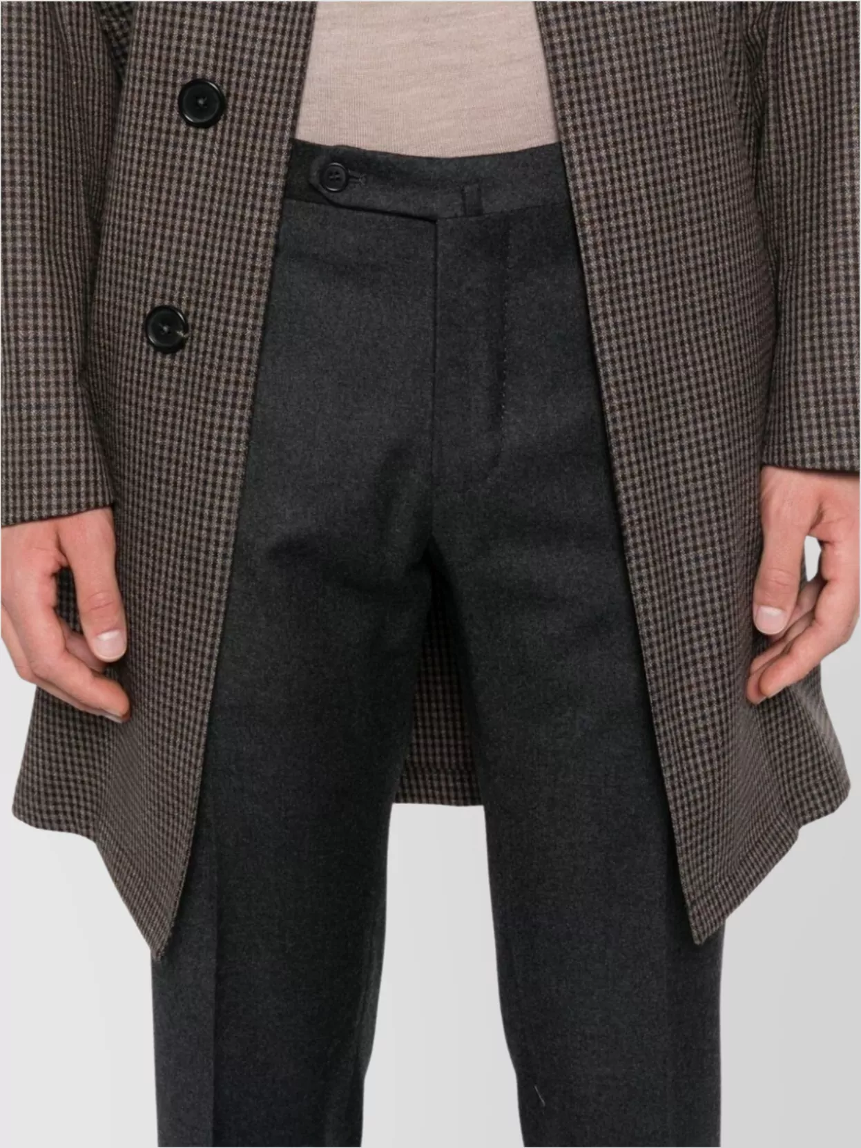 Incotex Tailored Trousers Sharp Lines In Black