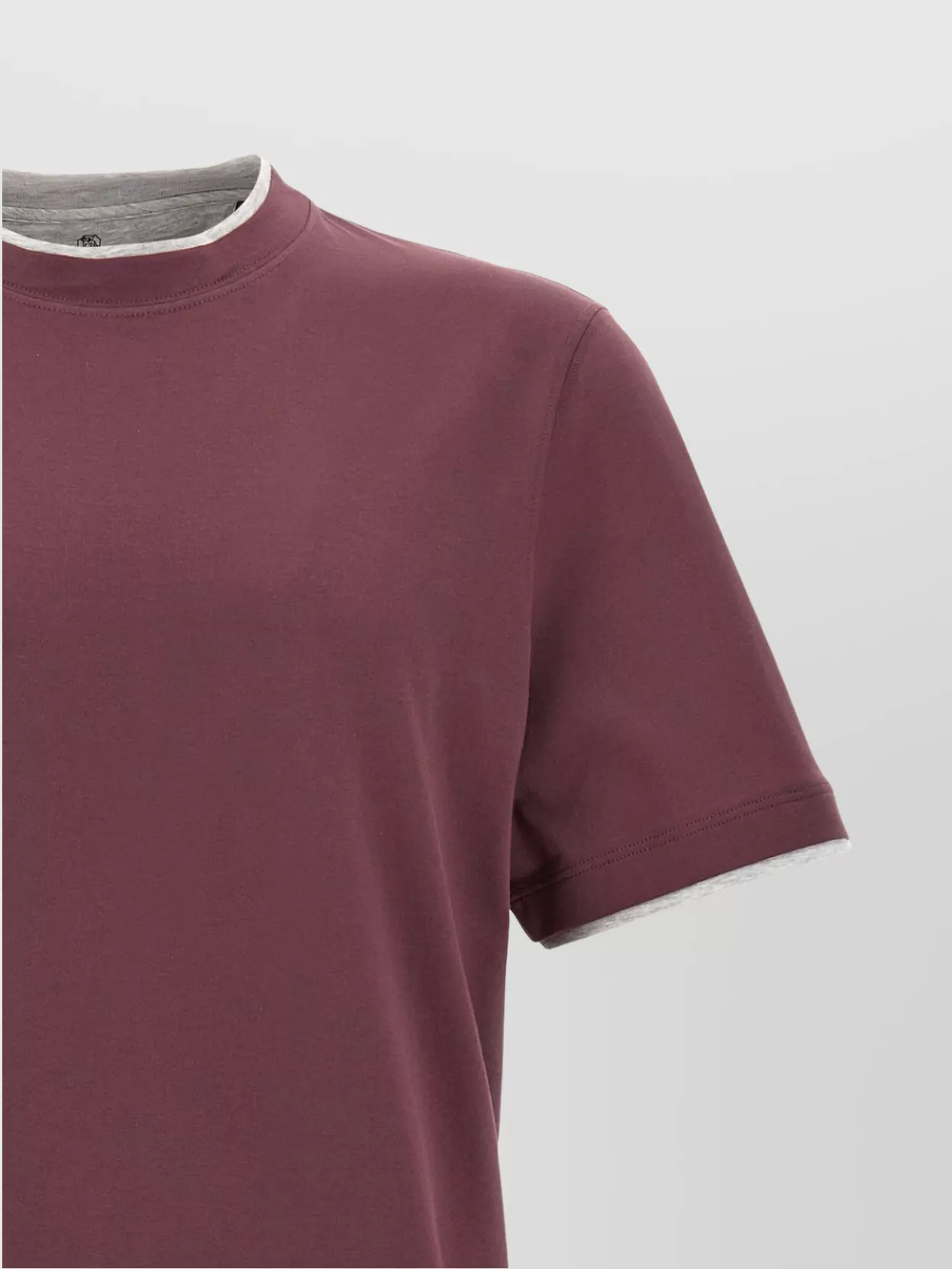 Brunello Cucinelli Layered Crew Neck T-Shirt