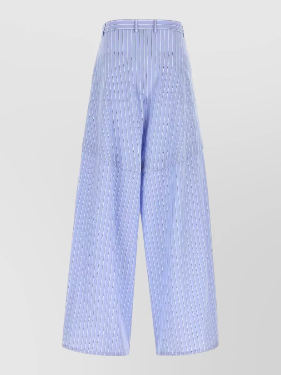 Loewe Paula's Ibiza Embroidered Cotton Wide-Leg Trousers