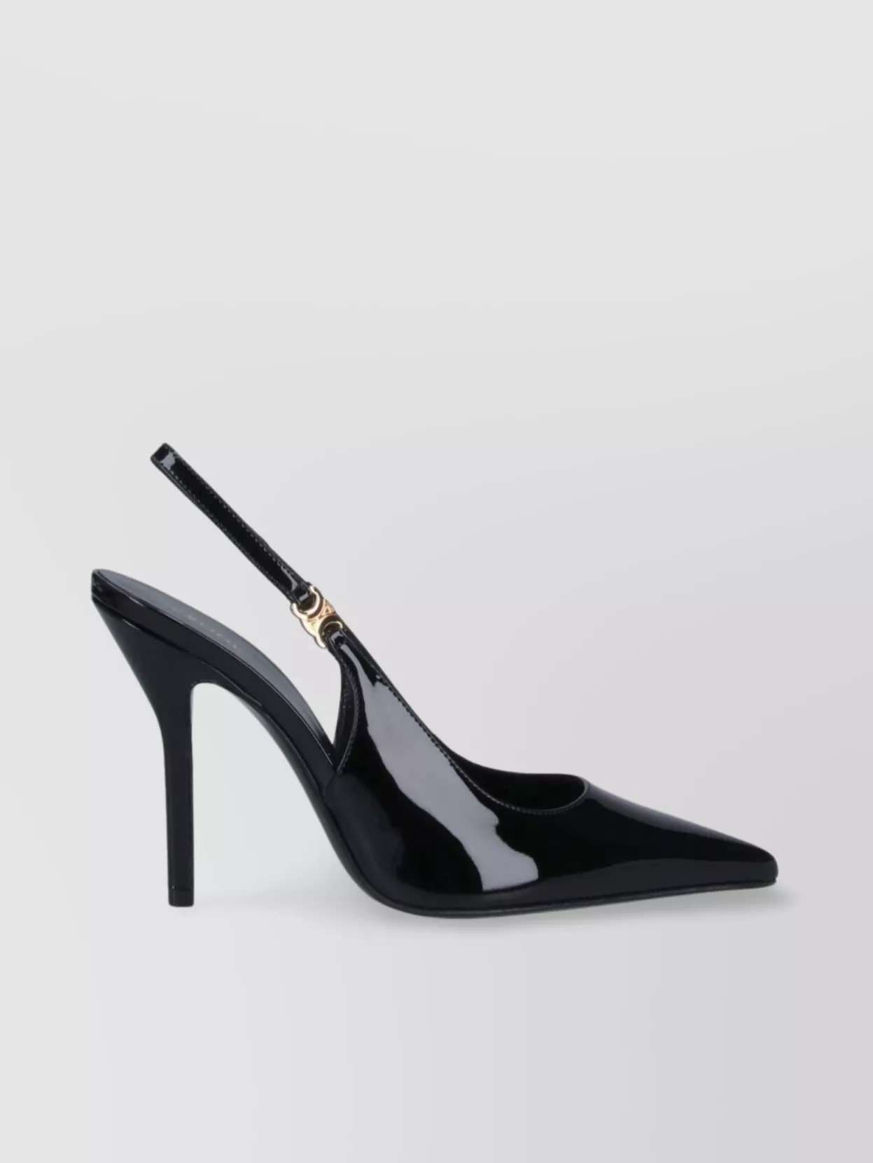 Celine Glossy Pointed Stiletto Heel Pumps