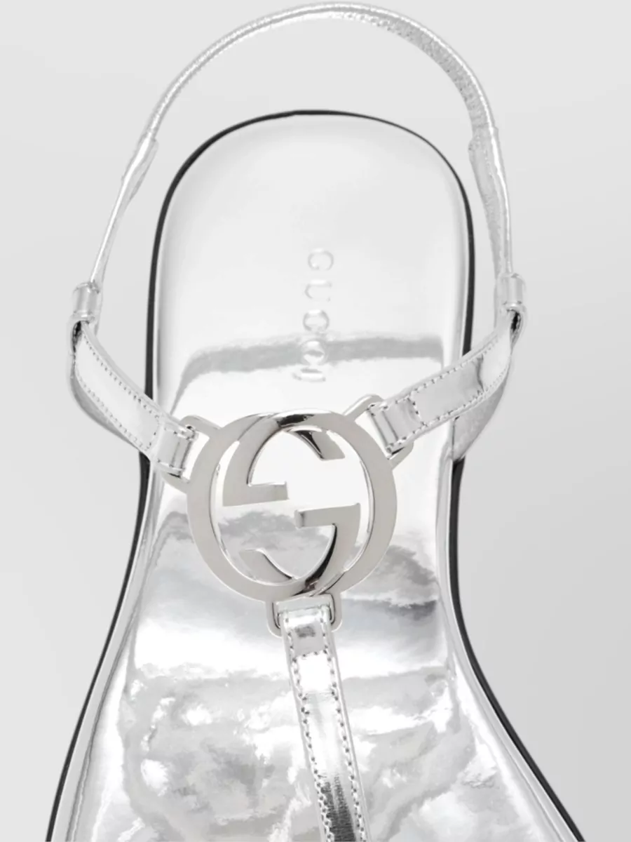 Gucci Leather Thong Sandals