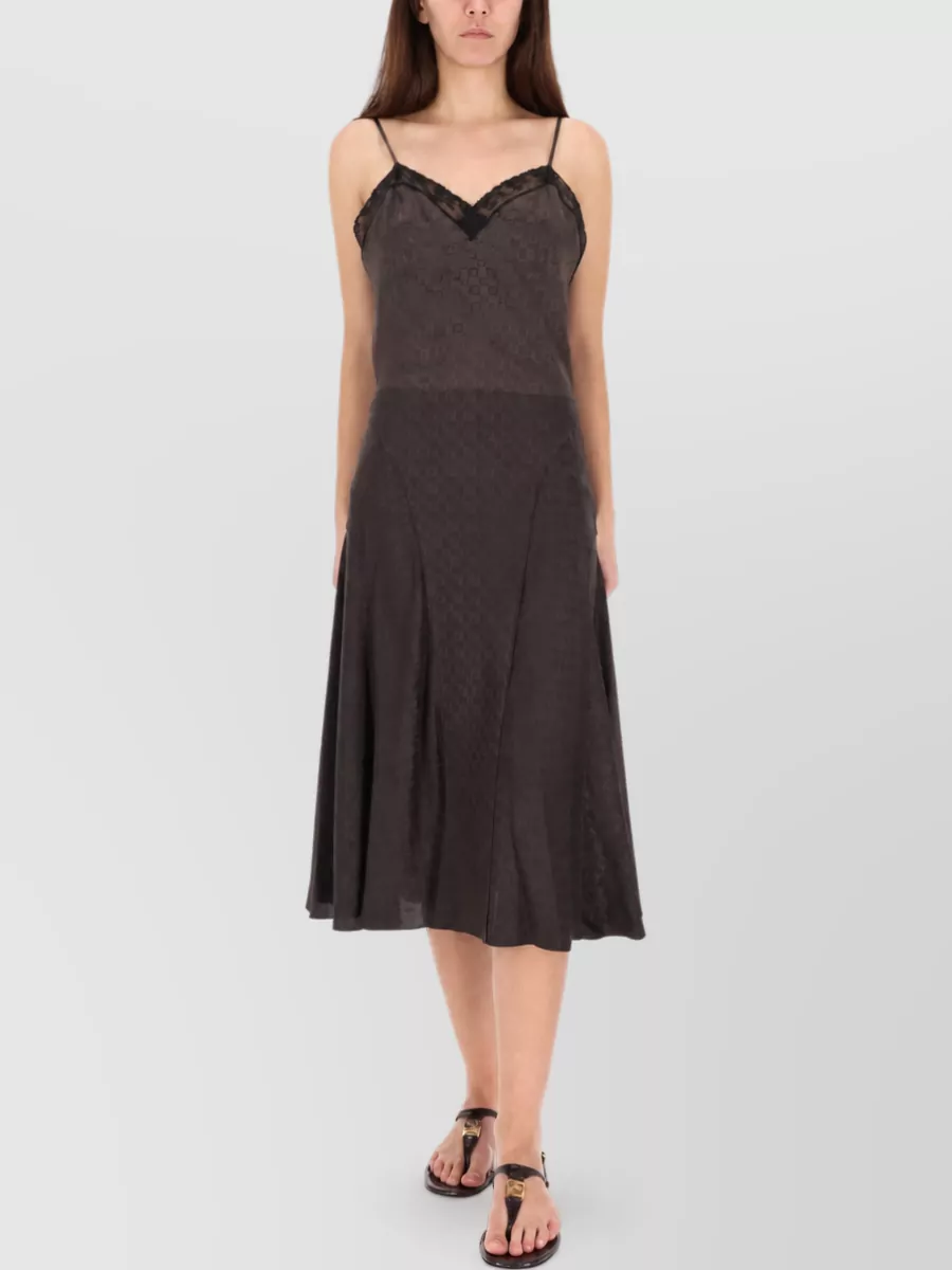 Fendi Silk A-Line Skirt