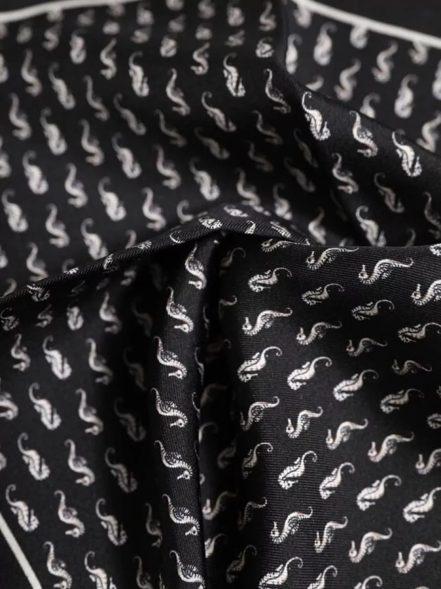 Dolce&Gabbana Silk Printed Square Scarf