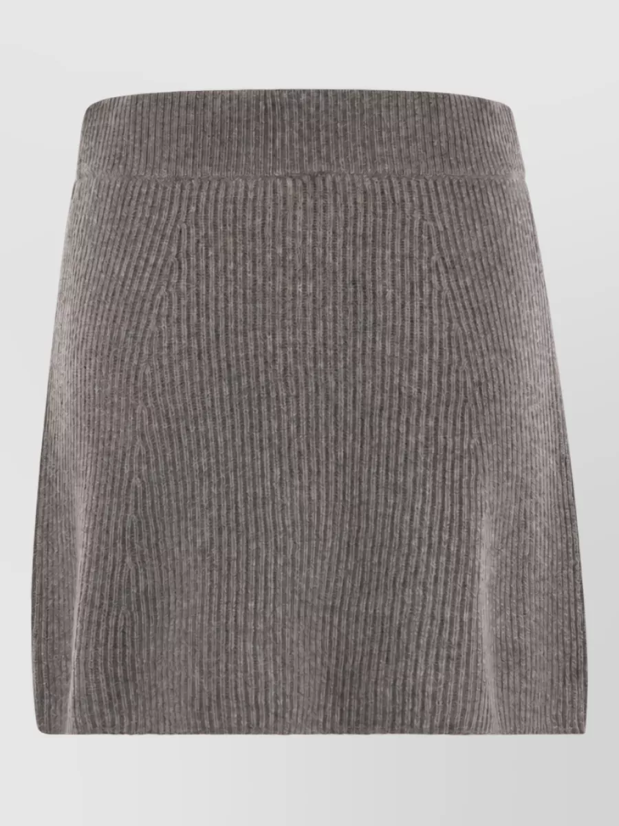 Sportmax cashmere wool high-waisted skirt