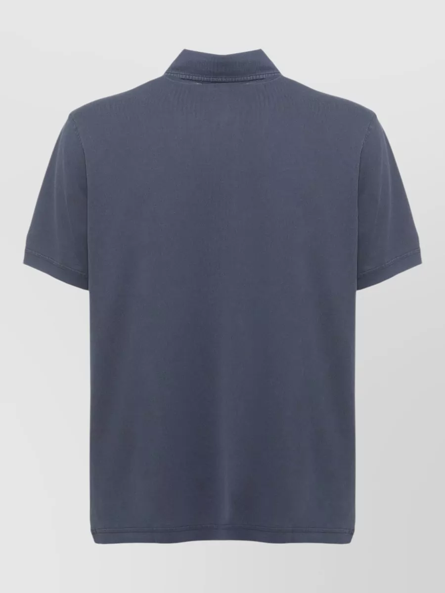 Fay Cotton Short-Sleeve Polo Shirt