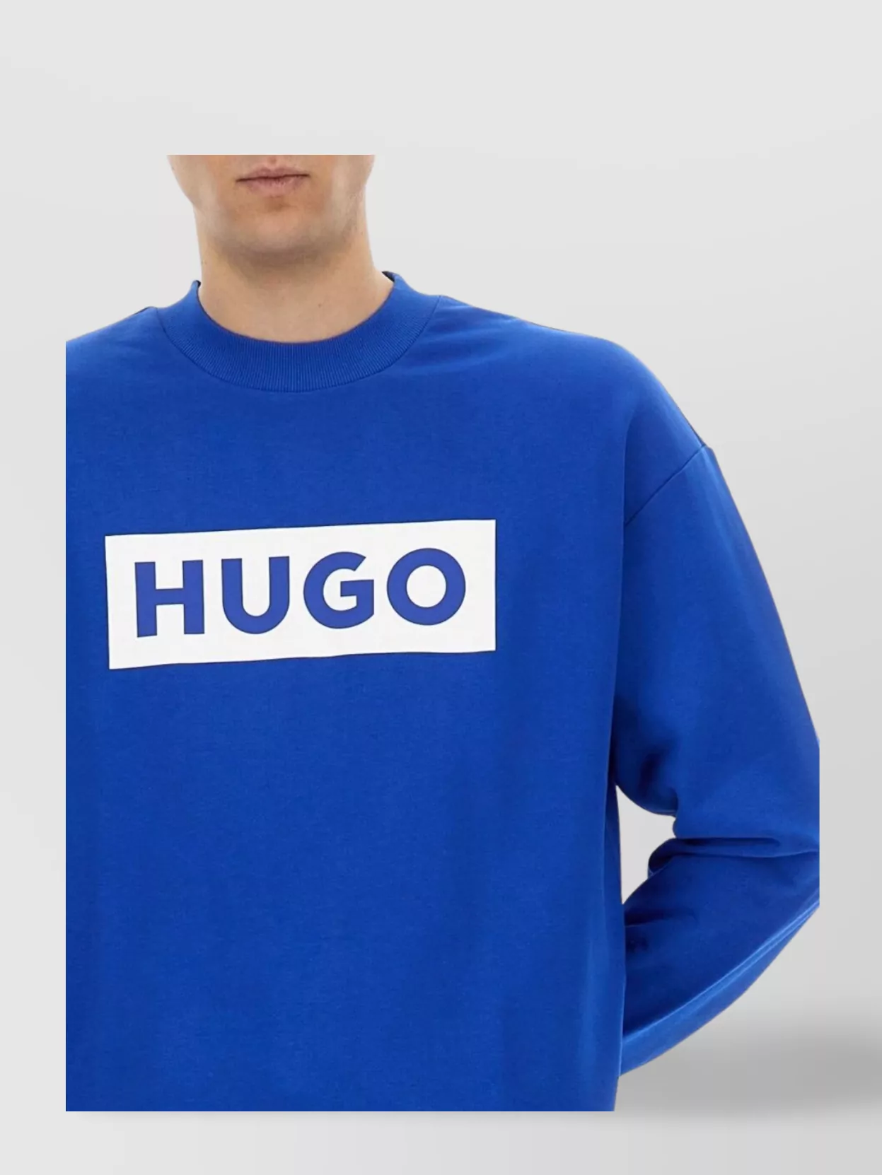 Shop Hugo Boss "niero" Crew Neck Sweatshirt