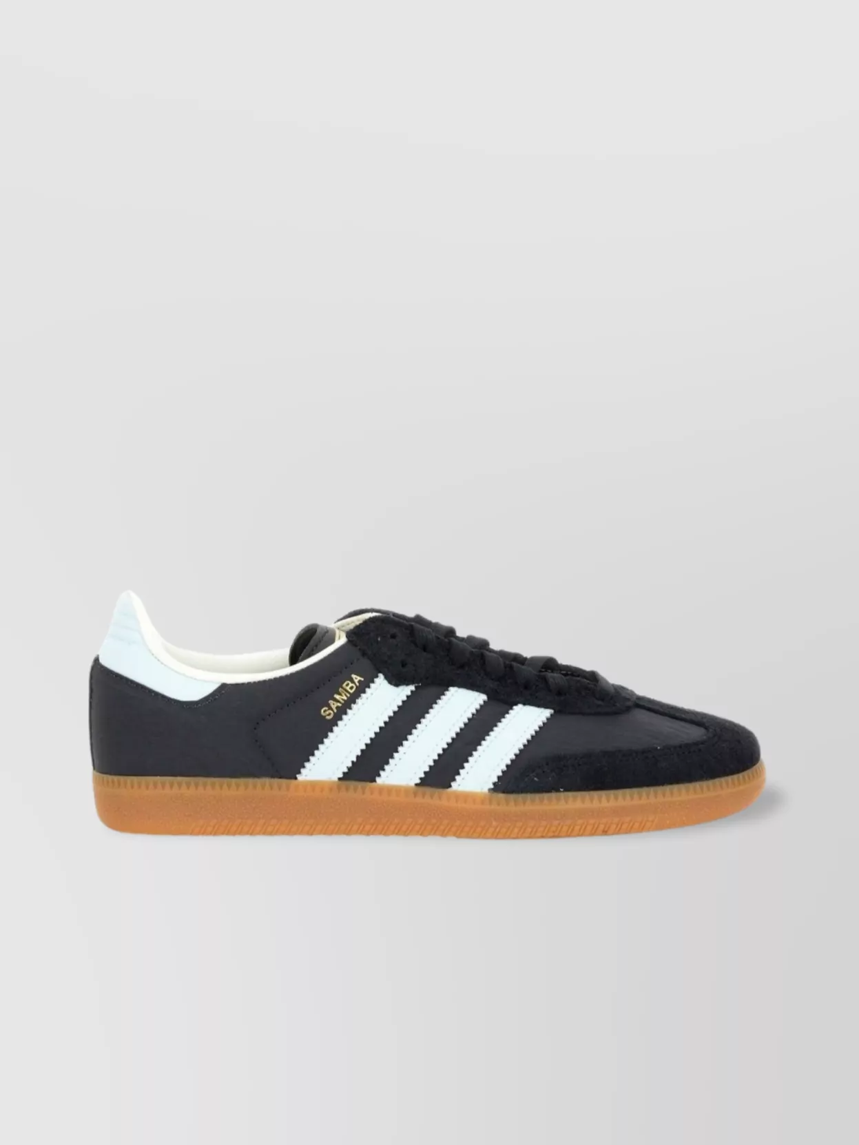 Adidas Originals "Samba" Striped Low-Top Rubber Sneakers