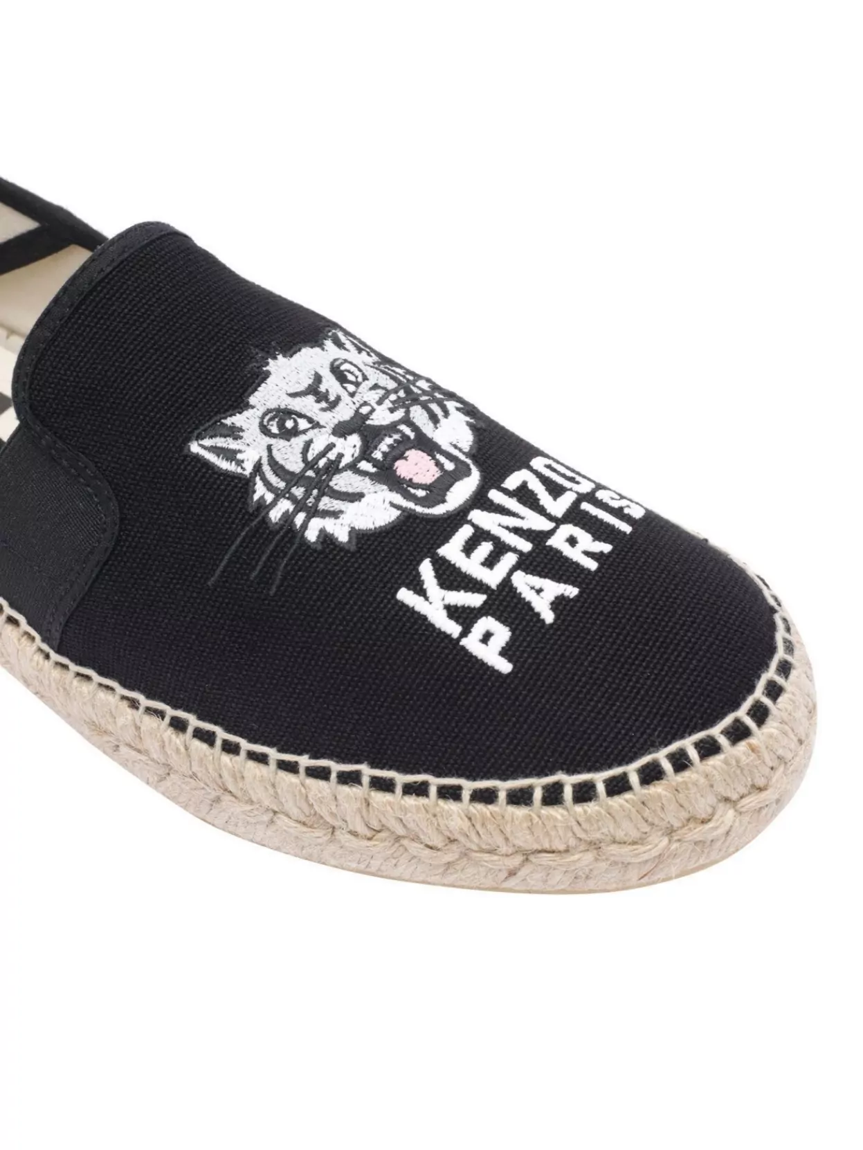 Kenzo Round Toe Canvas Espadrilles