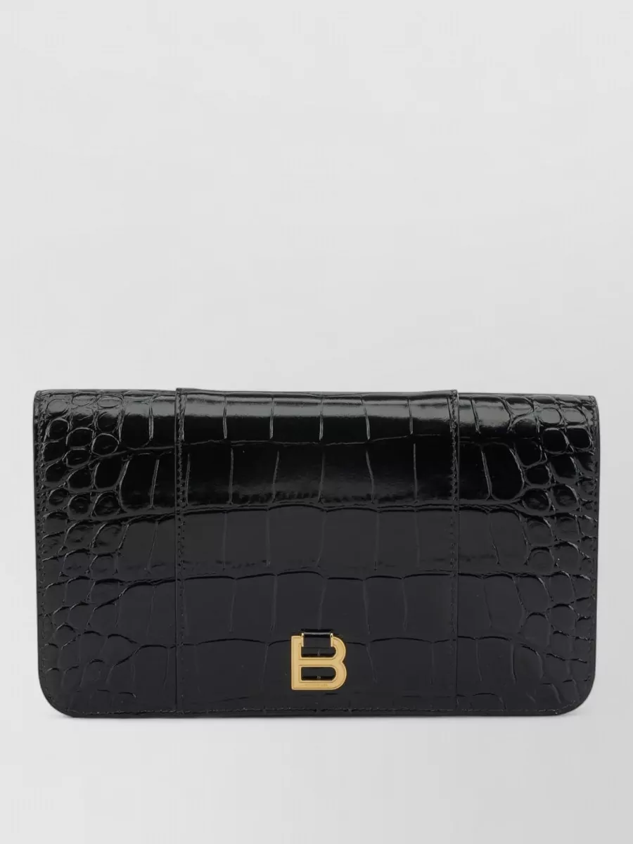 Balenciaga Hourglass small leather cross-body bag