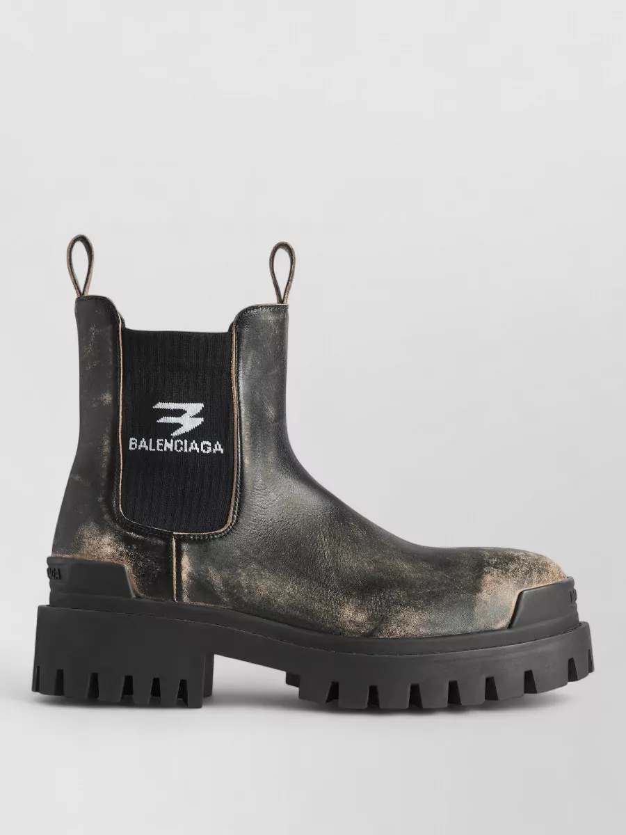 Balenciaga Leather Chelsea Boots