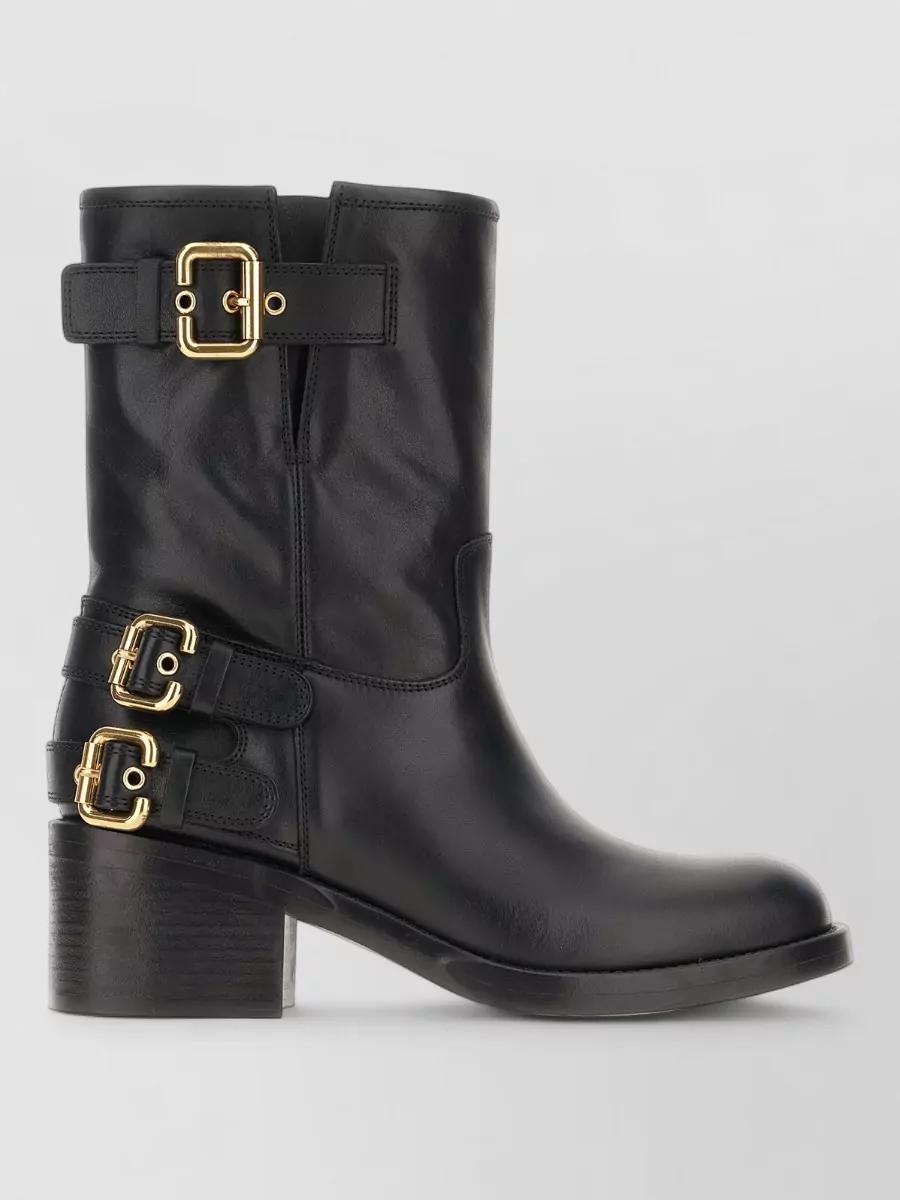 Chloé leather dakota ankle boots