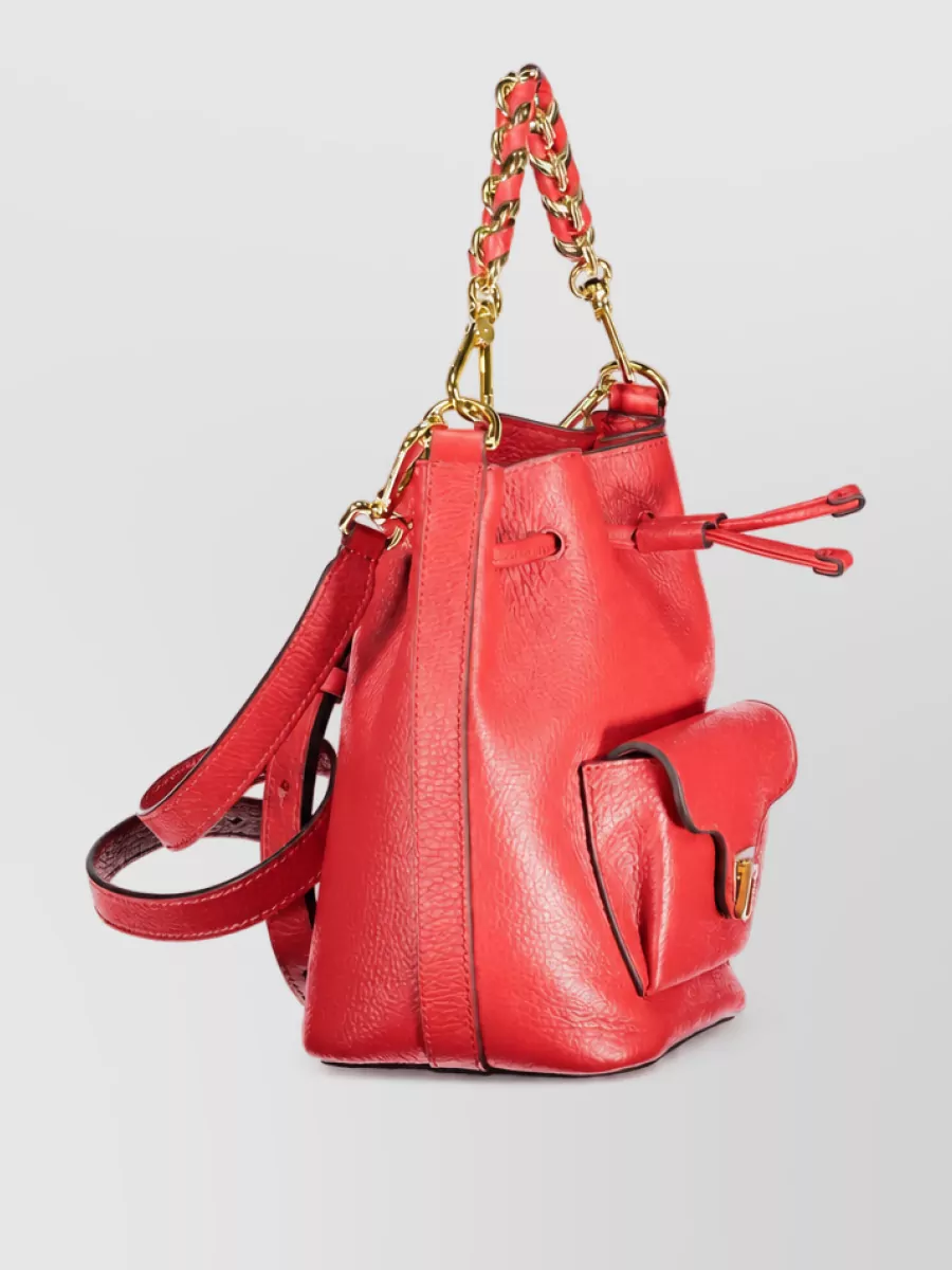 Coccinelle Leather Bucket Bag