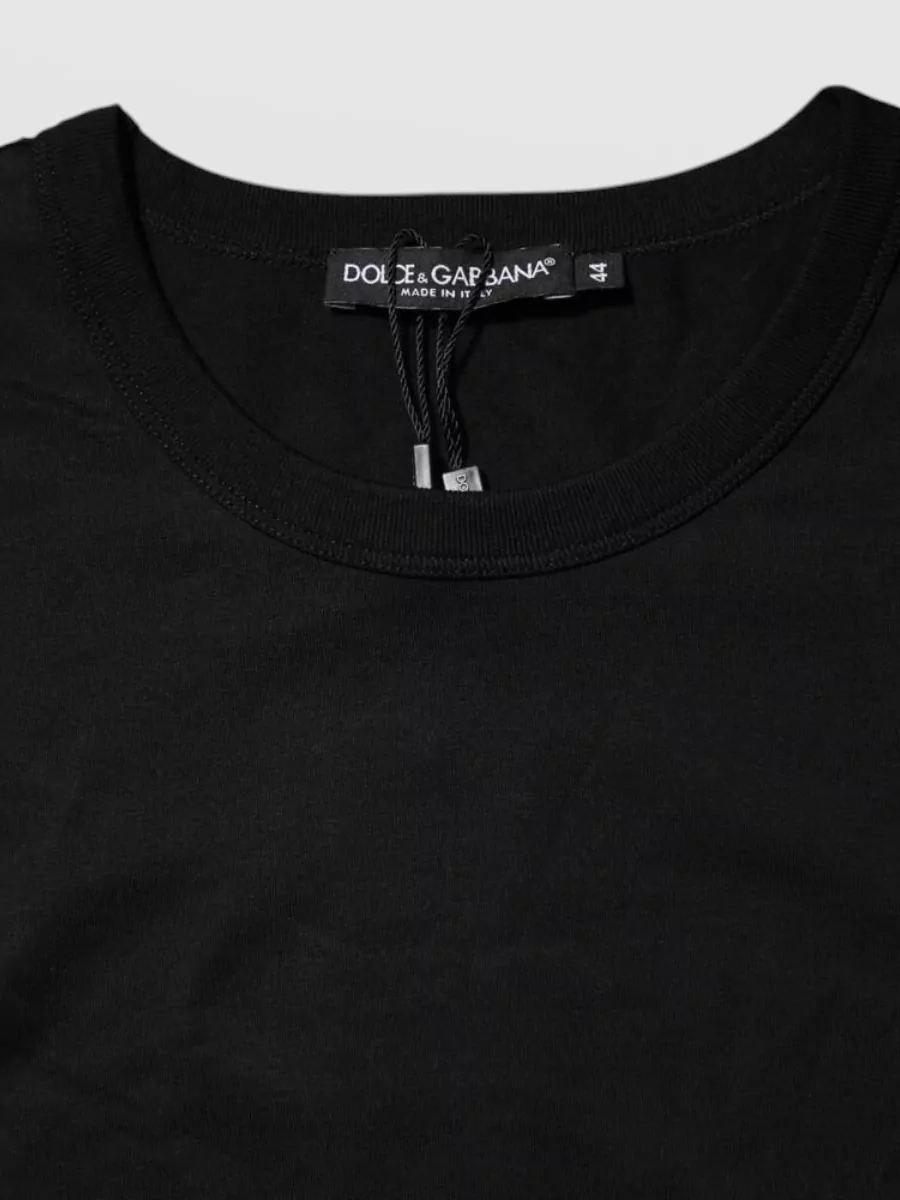 Dolce&Gabbana Cotton Slim-Fit Crewneck Short-Sleeve T-Shirt