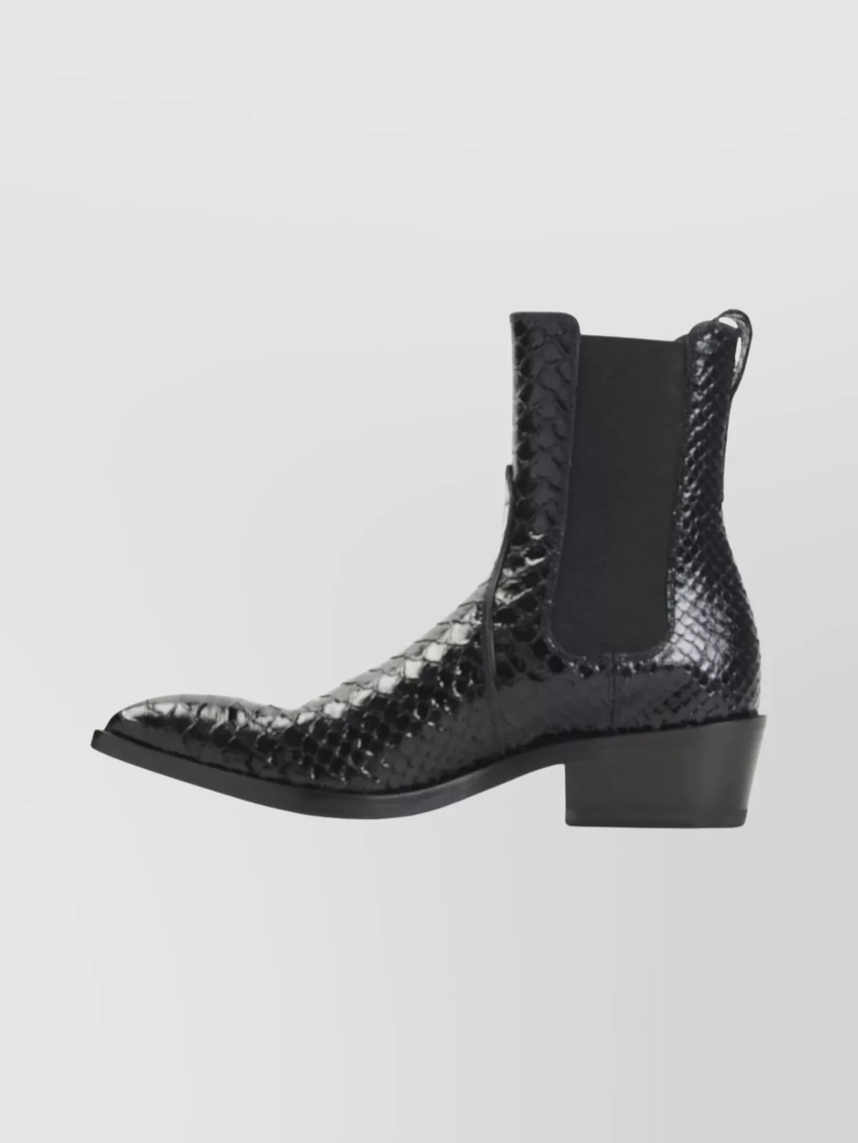 Tom Ford Embossed Leather Ankle Boots