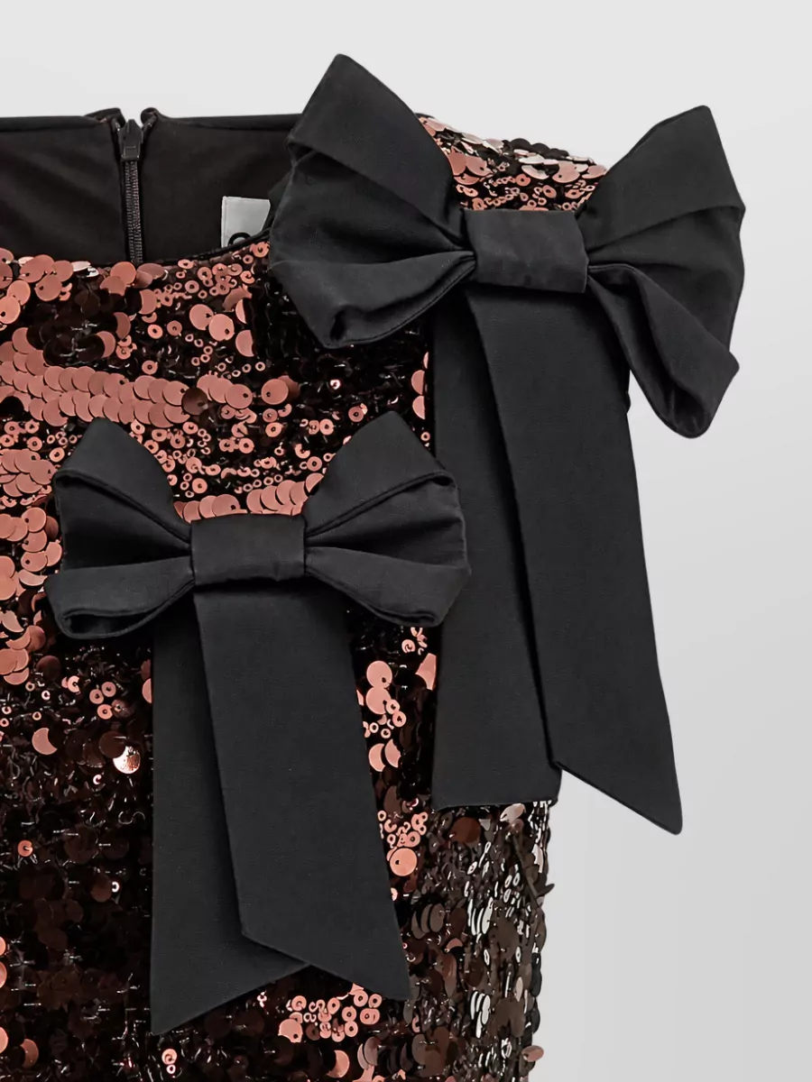 Ganni Velvet Sequin Mini Dress