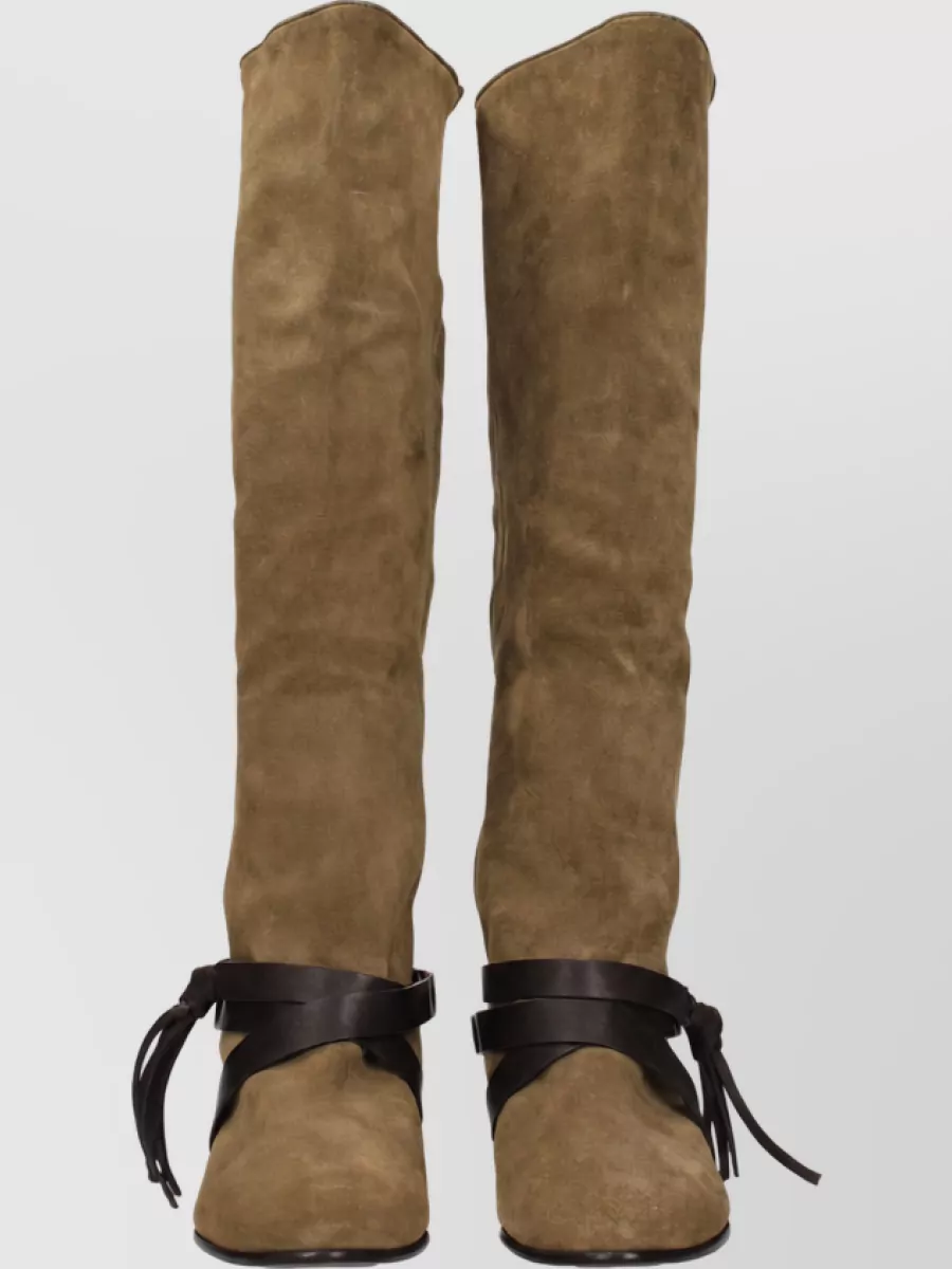 Isabel Marant Leather Over-The-Knee Boots