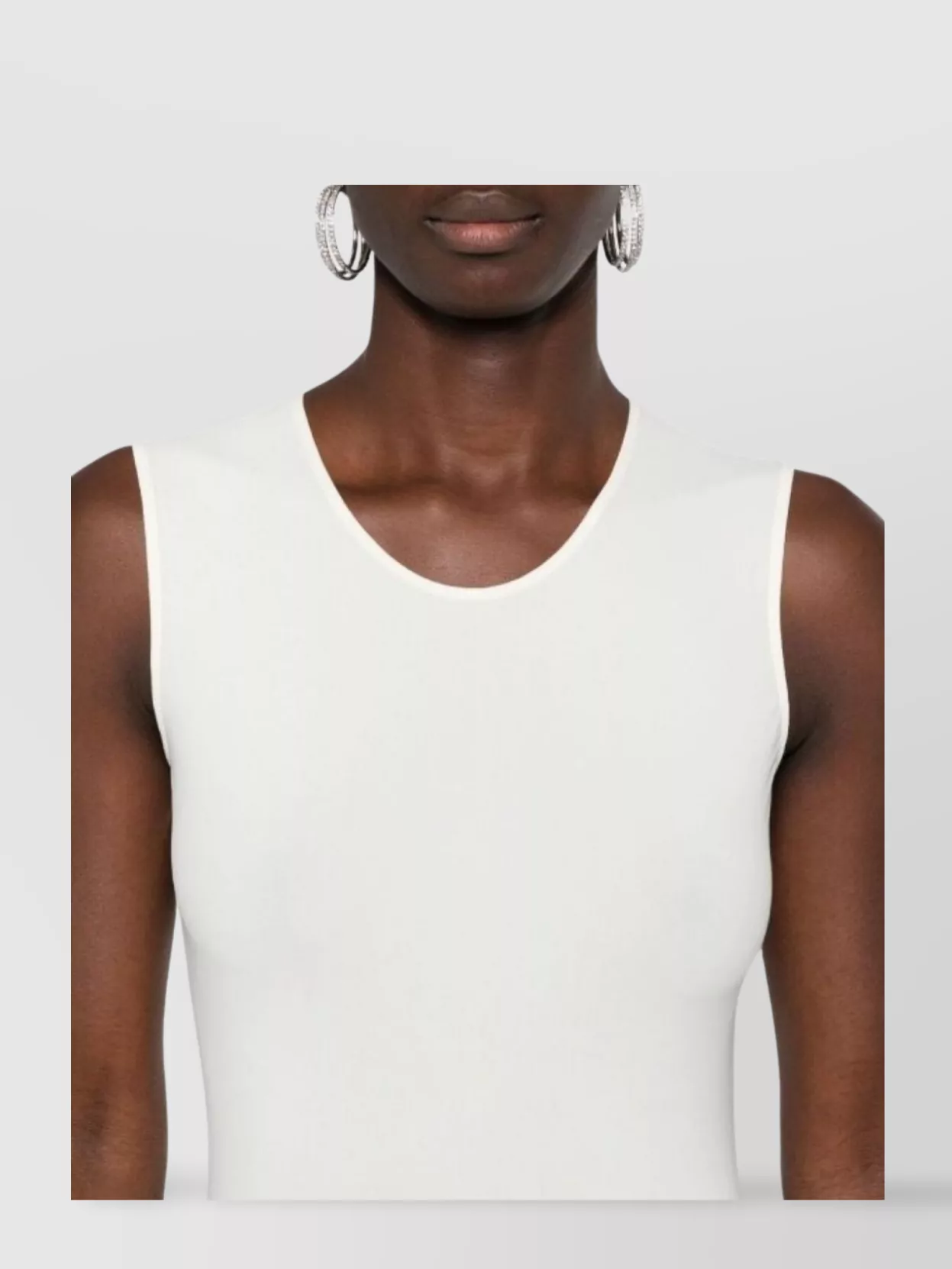 Maison Margiela Bodysuit With Elasticated Trim And Round Neckline