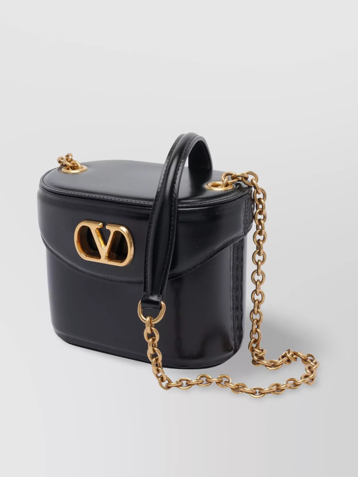 Valentino Chain Strap Top Handle Vanity Bag