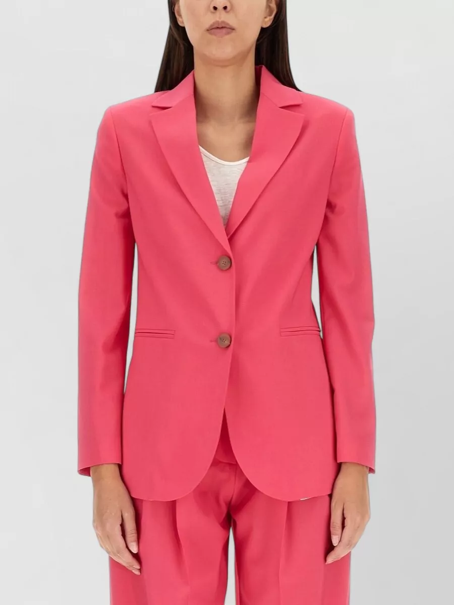 Alysi Single-Breasted Wool Blazer