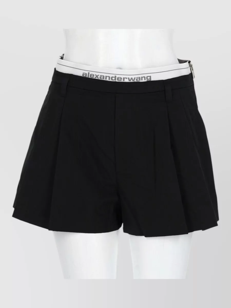 Alexander Wang high-rise flared shorts