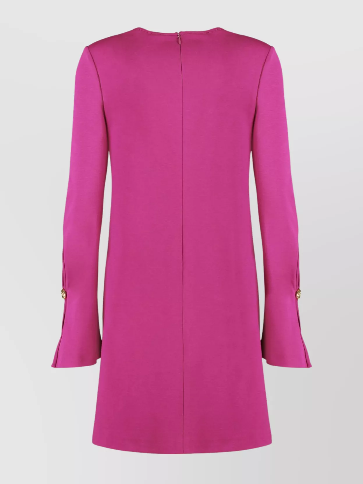 Pinko Jersey Dress With Button Detail And Keyhole Neckline