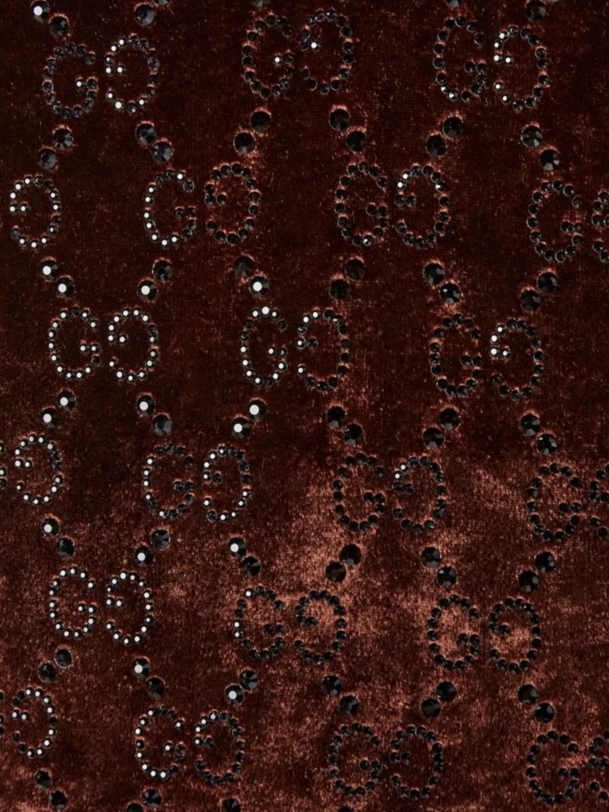 Gucci Crystal Embroidered Bodysuit Scoop Neckline