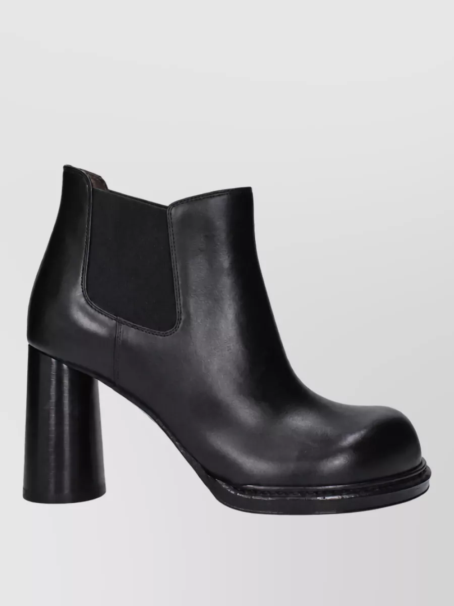 Bottega Veneta Leather Lace-Up Ankle Boots