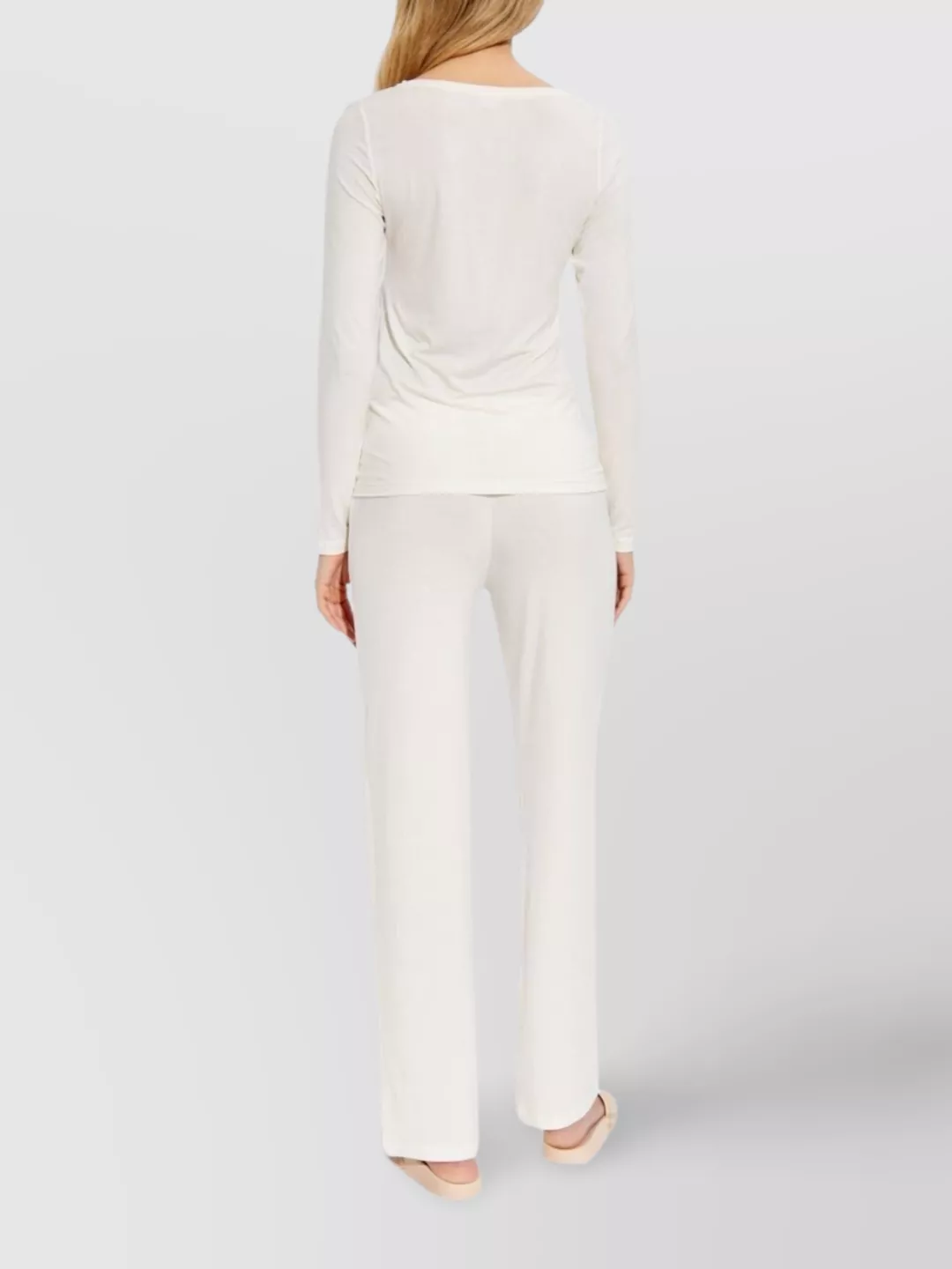 Emporio Armani Silk Long Sleeve Pajama Set
