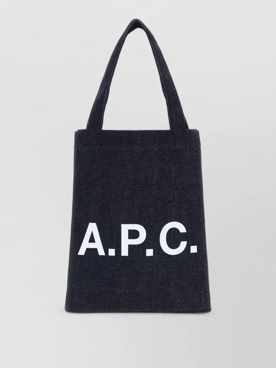 A.P.C. lou small denim tote bag