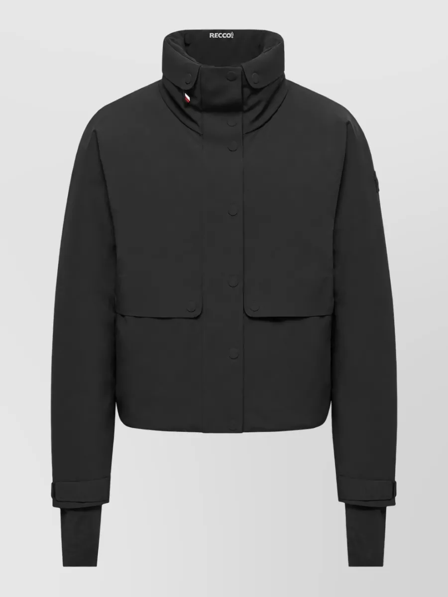 Moncler down hooded parka coat