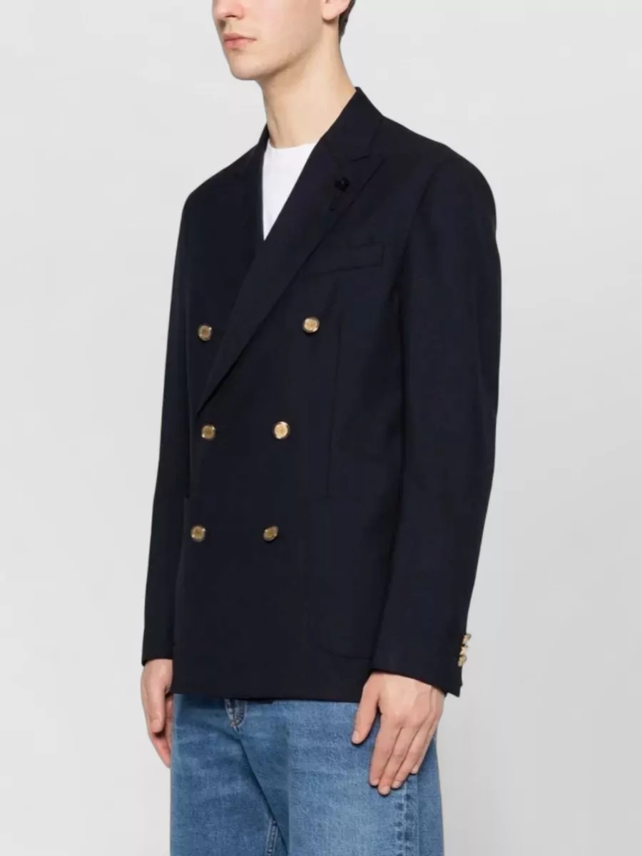 Lardini Roma Mens Double Breasted Blazer Jacket