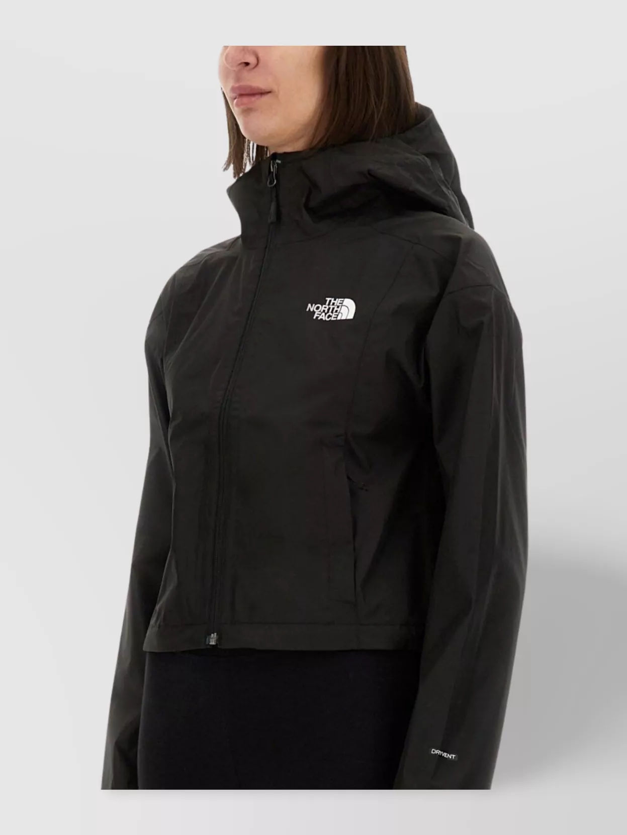 THE NORTH FACE CROPPED HOODED JACKET ELASTIC CUFFS