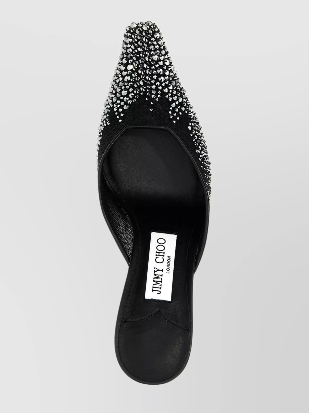 Jimmy Choo Black Pointed Toe Mules