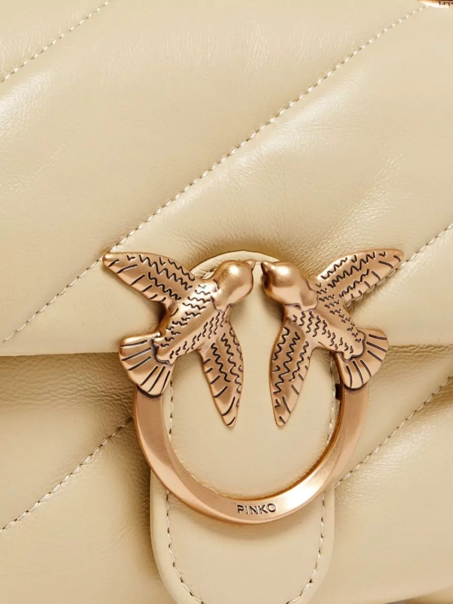 Pinko Shoulder Bag Quilted Design Chain Strap