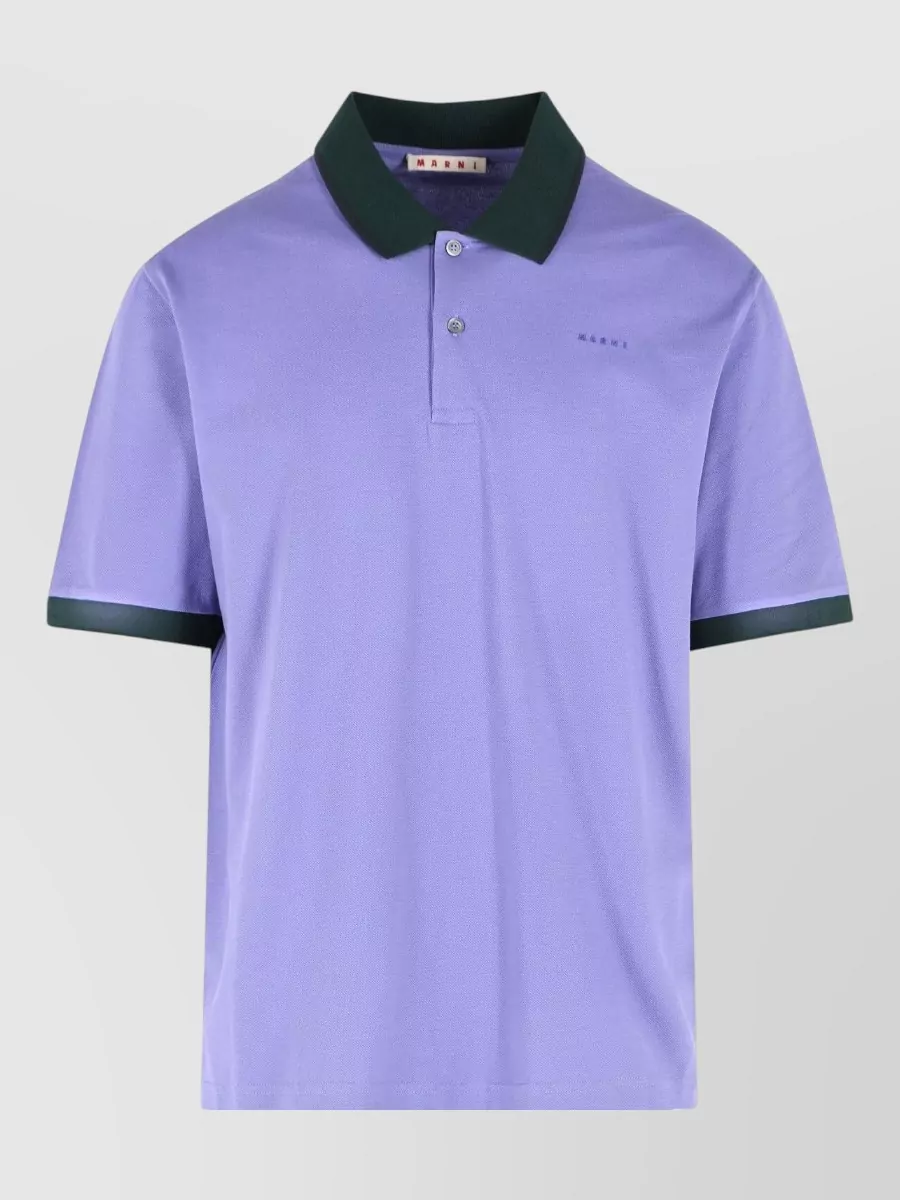 Marni cotton polo shirt