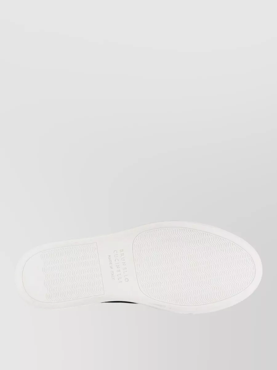 Brunello Cucinelli Suede Leather Low-Top Sneakers