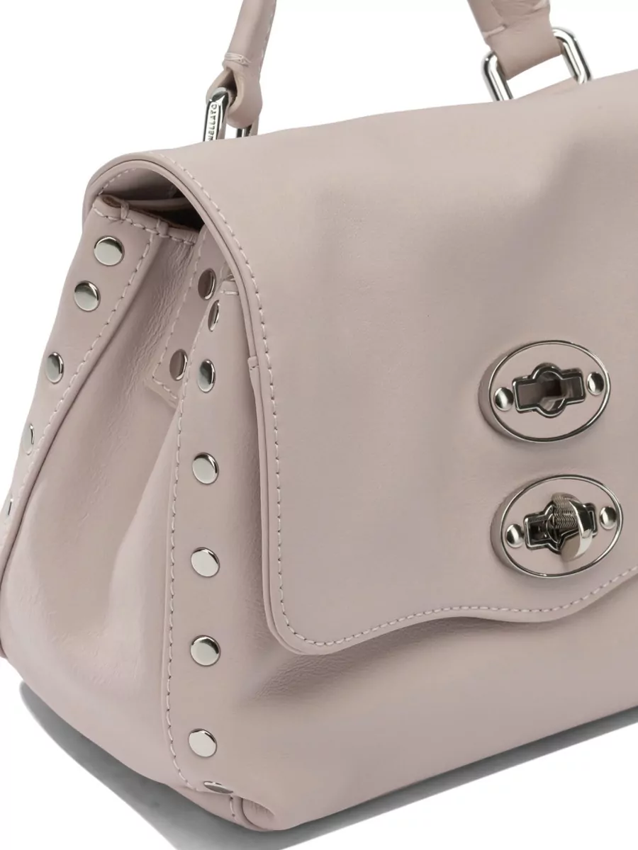 Zanellato Leather Studded Crossbody Bag