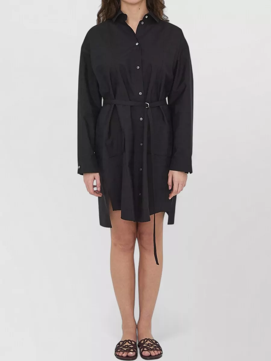 Loewe silk mini shirt dress