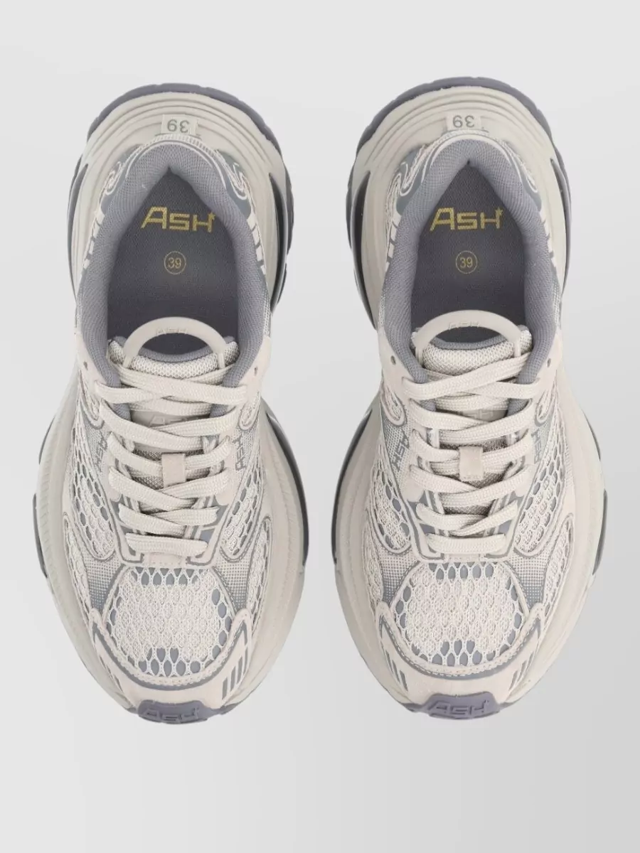 Ash Leather Low-Top Sneakers