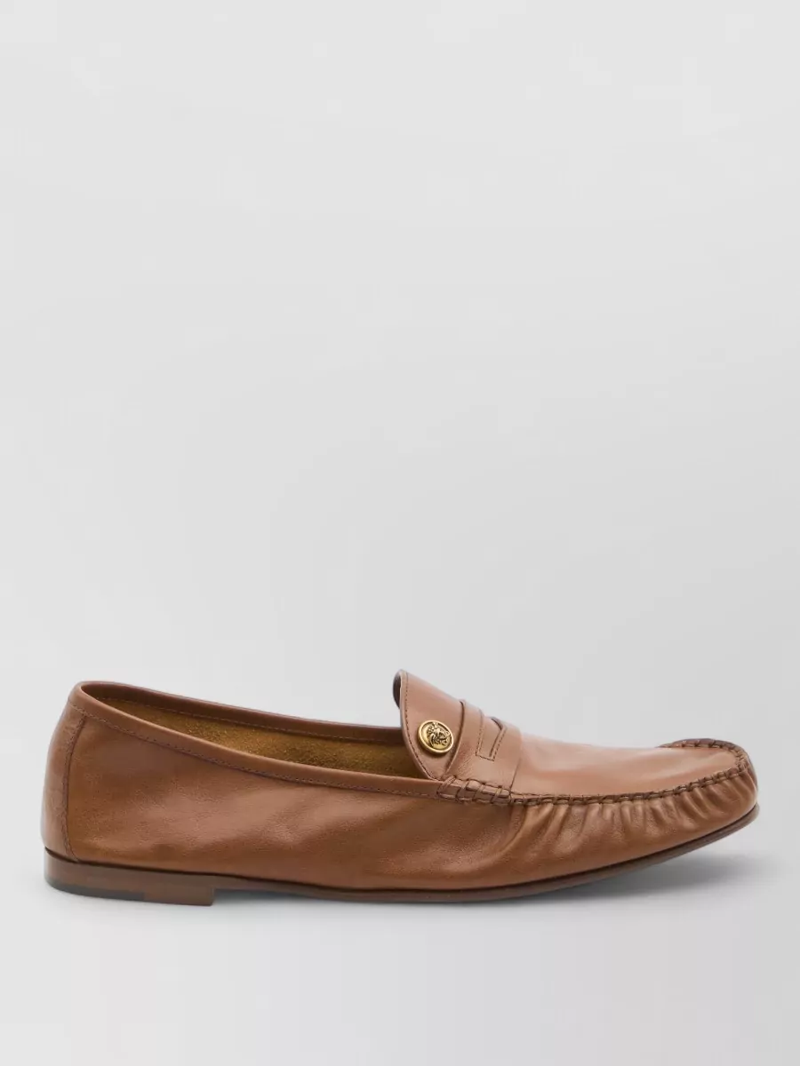 Versace Leather Loafers