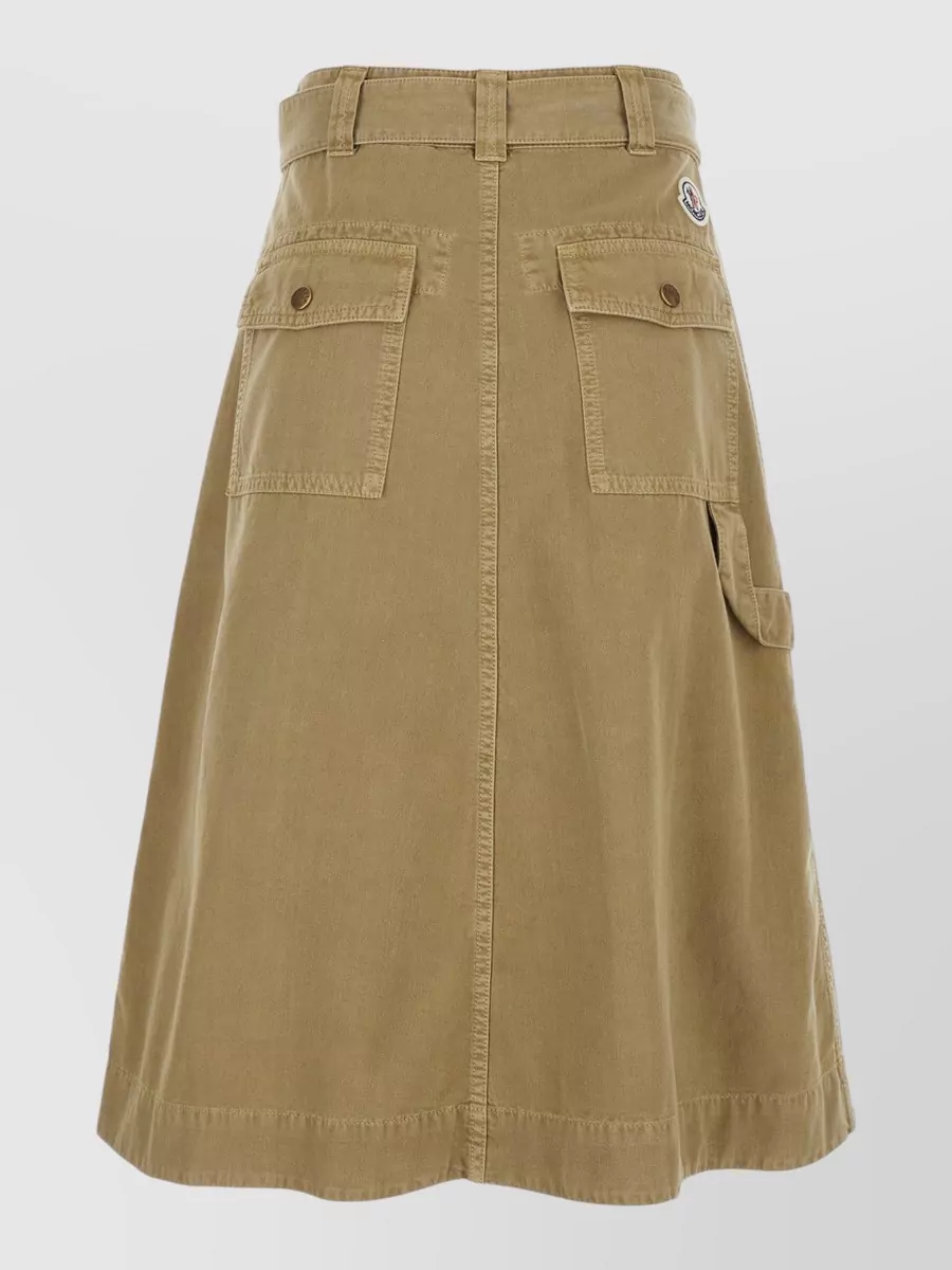 Moncler Cotton Knee-Length Skirt