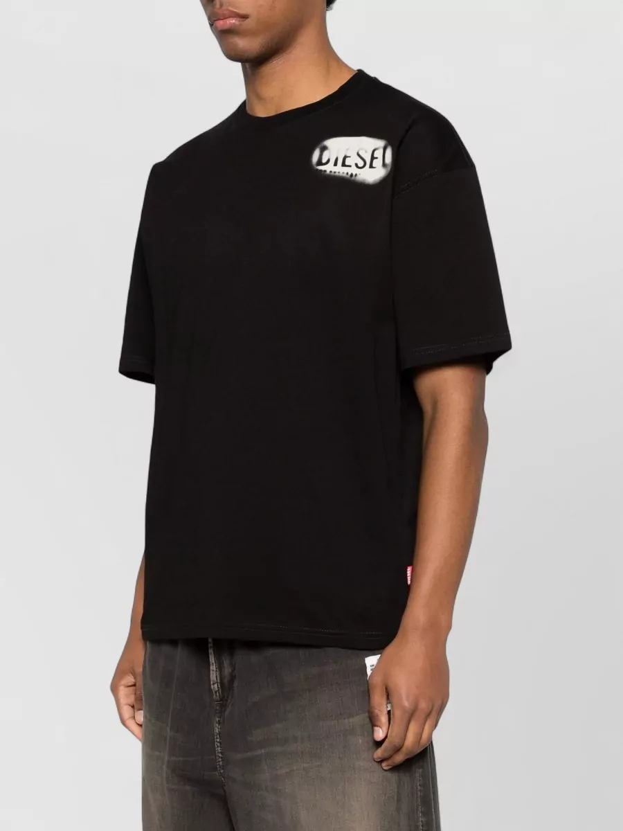 Diesel Crew Neck T Shirt Graphic Back