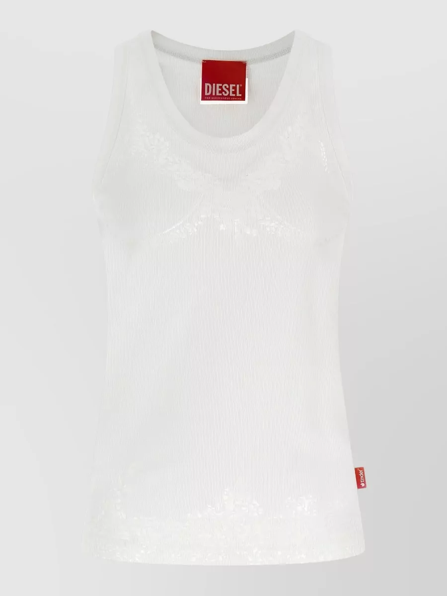 Diesel Ribbed stretch tank top