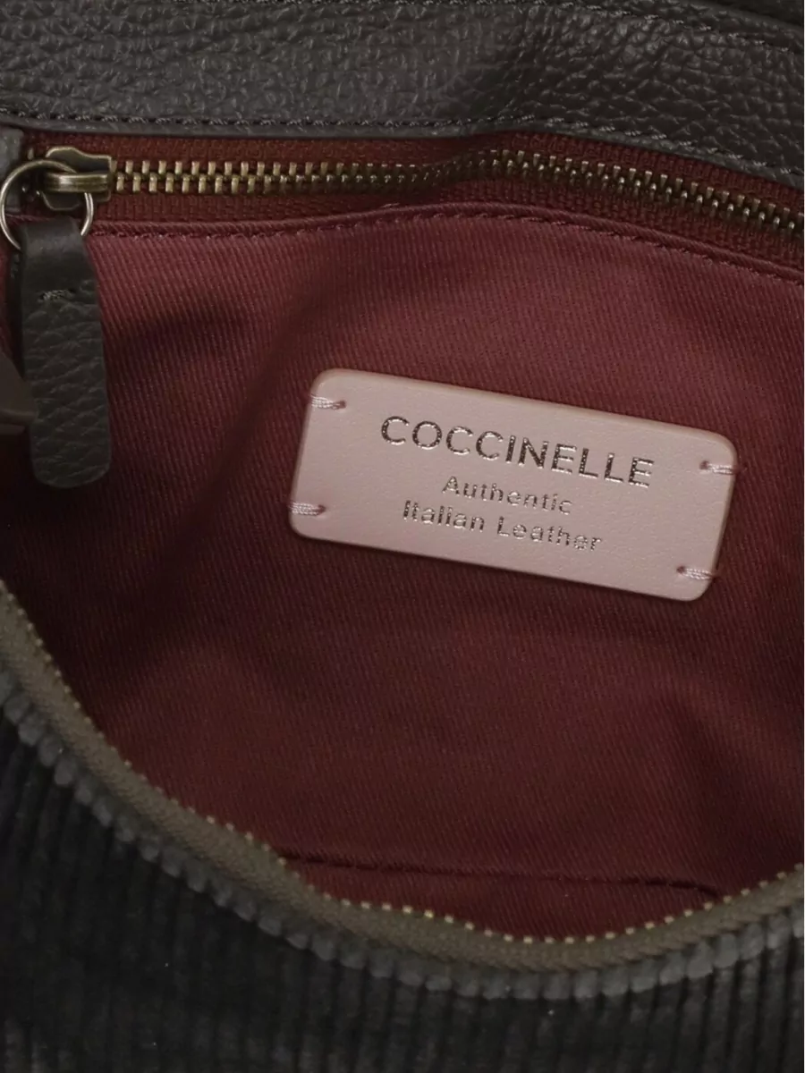 Coccinelle Corduroy Shoulder Bag